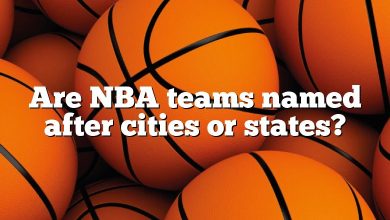 Are NBA teams named after cities or states?