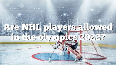 Are NHL players allowed in the olympics 2022?