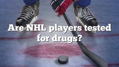 Are NHL players tested for drugs?