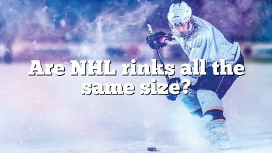 Are NHL rinks all the same size?