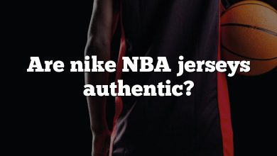 Are nike NBA jerseys authentic?