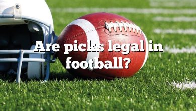 Are picks legal in football?