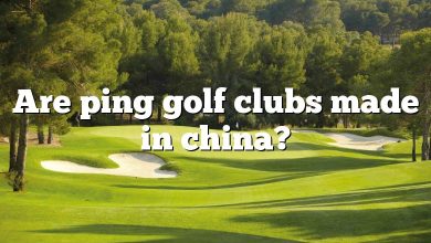 Are ping golf clubs made in china?