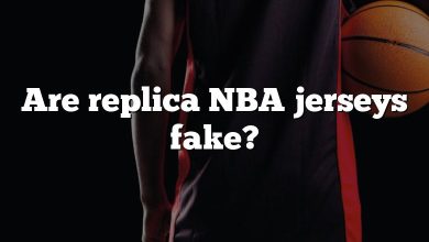 Are replica NBA jerseys fake?