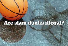 Are slam dunks illegal?