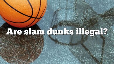 Are slam dunks illegal?