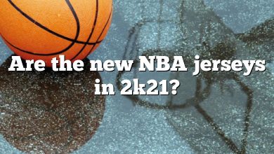 Are the new NBA jerseys in 2k21?