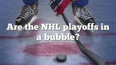 Are the NHL playoffs in a bubble?