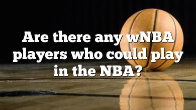 Are there any wNBA players who could play in the NBA?