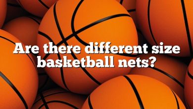 Are there different size basketball nets?