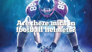 Are there mics in football helmets?