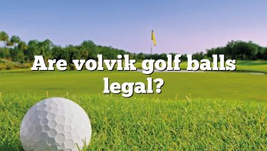 Are volvik golf balls legal?