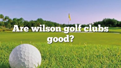 Are wilson golf clubs good?