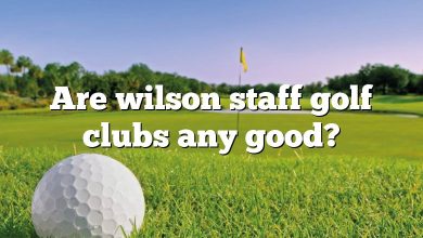 Are wilson staff golf clubs any good?