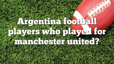 Argentina football players who played for manchester united?