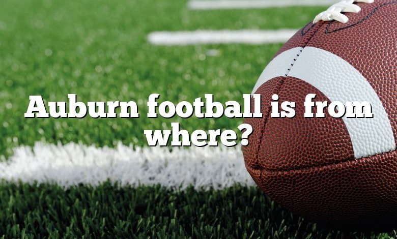 Auburn football is from where?
