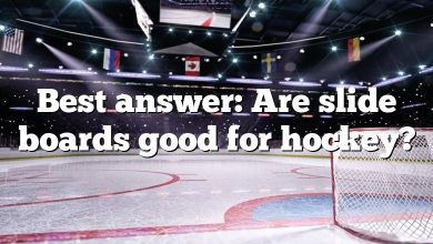 Best answer: Are slide boards good for hockey?