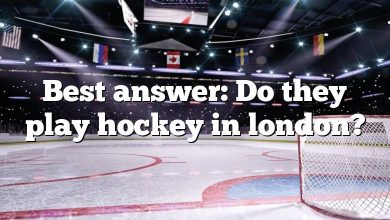 Best answer: Do they play hockey in london?