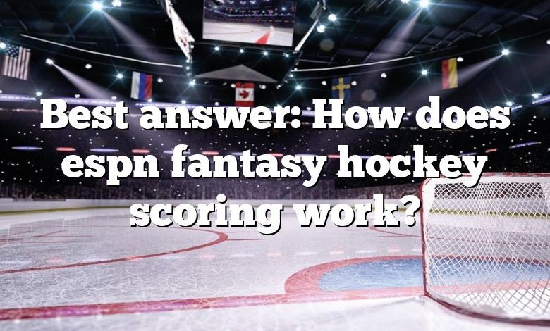 Best answer: How does espn fantasy hockey scoring work?
