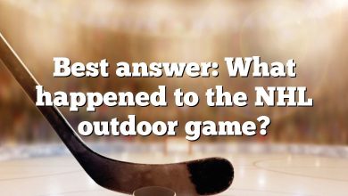 Best answer: What happened to the NHL outdoor game?