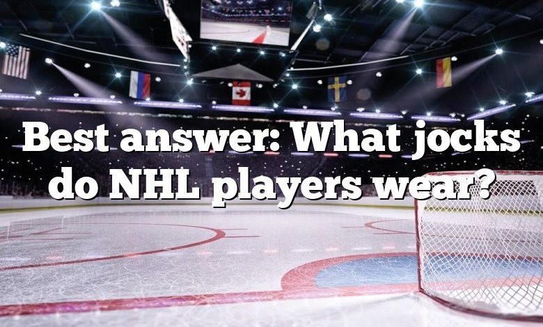 Best answer: What jocks do NHL players wear?