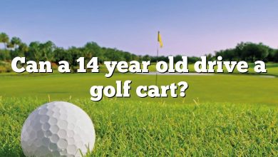 Can a 14 year old drive a golf cart?