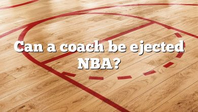 Can a coach be ejected NBA?