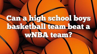 Can a high school boys basketball team beat a wNBA team?