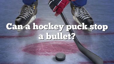 Can a hockey puck stop a bullet?