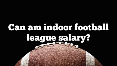 Can am indoor football league salary?