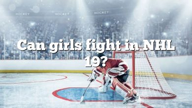 Can girls fight in NHL 19?