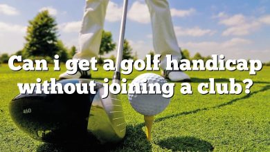 Can i get a golf handicap without joining a club?