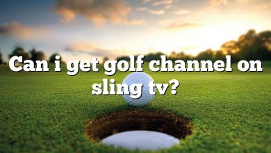 Can i get golf channel on sling tv?