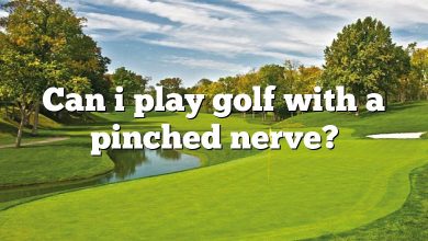 Can i play golf with a pinched nerve?