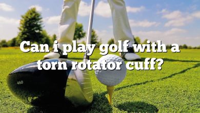 Can i play golf with a torn rotator cuff?