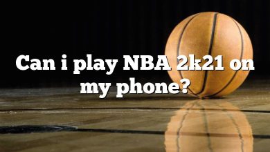 Can i play NBA 2k21 on my phone?