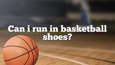 Can i run in basketball shoes?