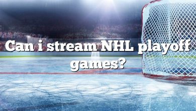 Can i stream NHL playoff games?