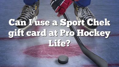 Can I use a Sport Chek gift card at Pro Hockey Life?