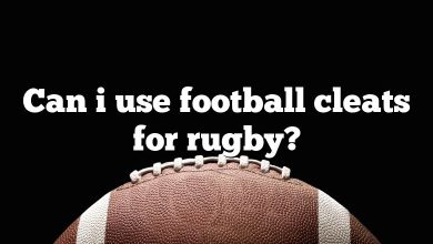 Can i use football cleats for rugby?