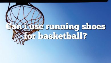 Can i use running shoes for basketball?