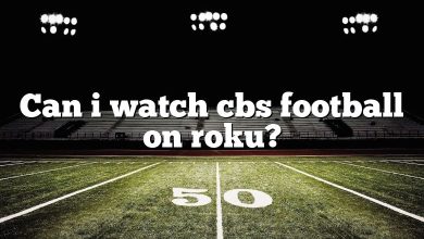 Can i watch cbs football on roku?