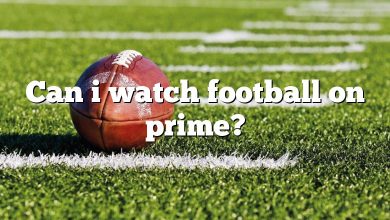 Can i watch football on prime?