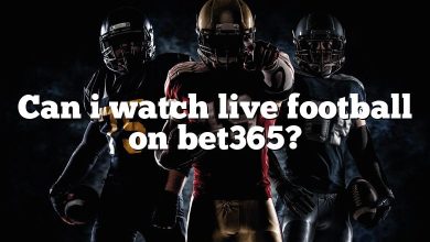 Can i watch live football on bet365?