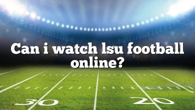 Can i watch lsu football online?