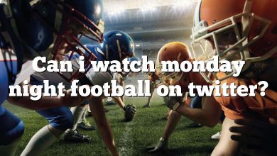 Can i watch monday night football on twitter?