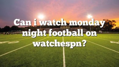 Can i watch monday night football on watchespn?