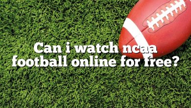 Can i watch ncaa football online for free?