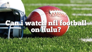 Can i watch nfl football on hulu?