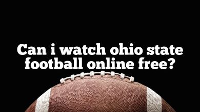 Can i watch ohio state football online free?